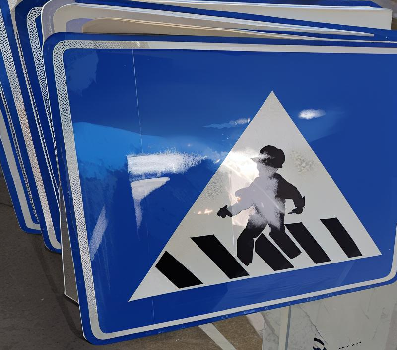 重庆交通标志牌为什么是蓝色